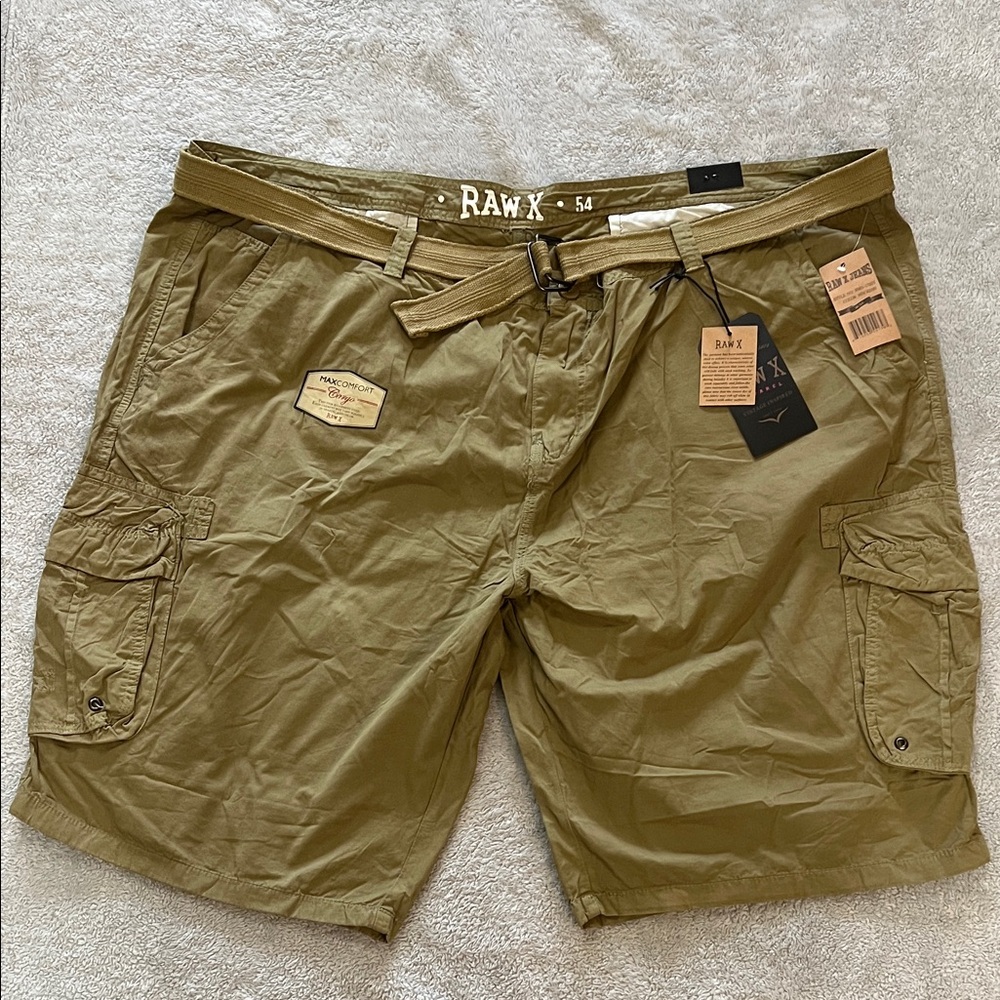 Men's Tan Cargo Shorts